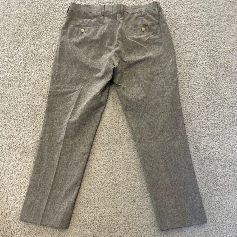NWT J.Crew Ludlow Slim Fit Pant Mens 32x26 (Tag 30x30) Linen Blend Somelos H4161